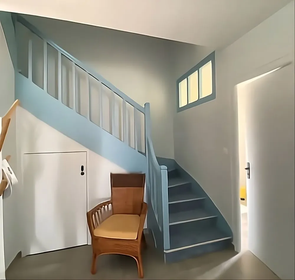 peinture escalier